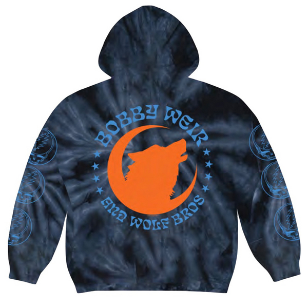 Bobby Weir and Wolf Bros Tie Dye Hoodie