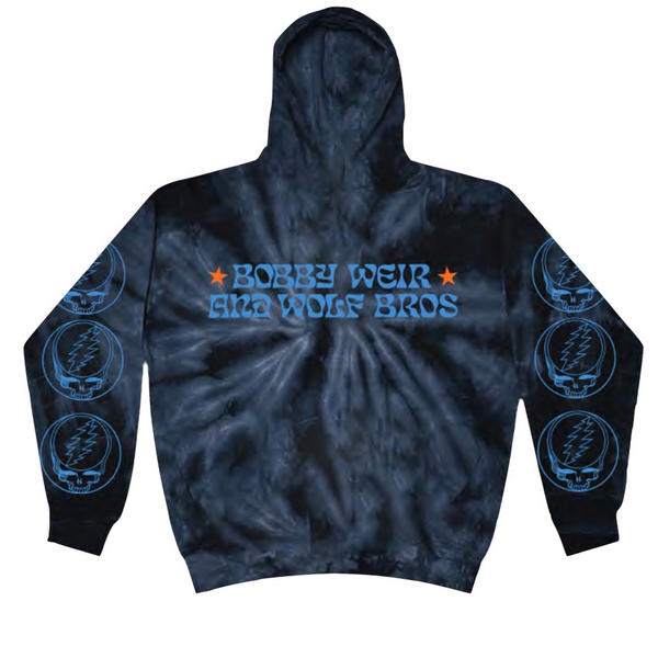 Bobby Weir and Wolf Bros Tie Dye Hoodie