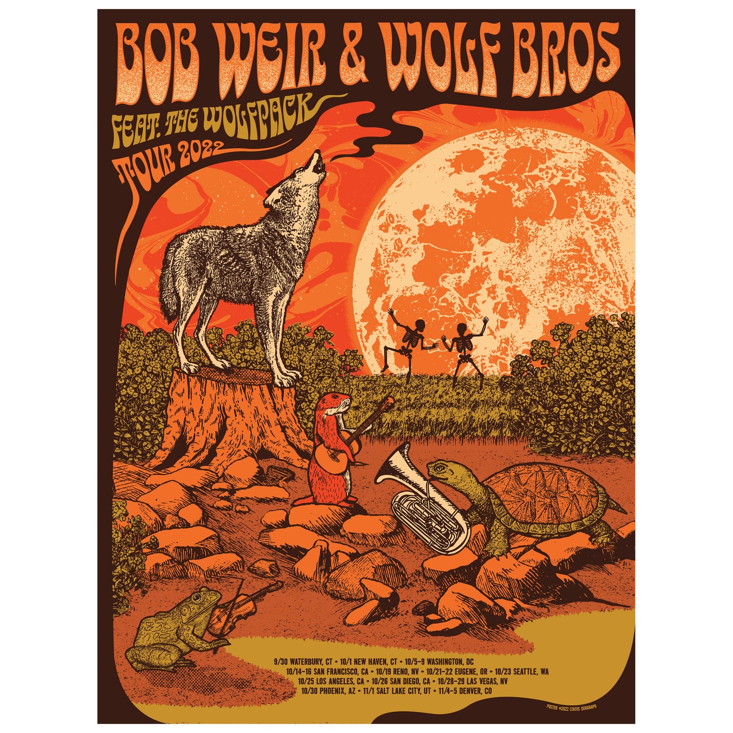 bob weir tour poster 2022