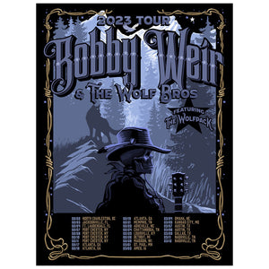 Bobby Weir & Wolf Bros 2023 Tour Poster
