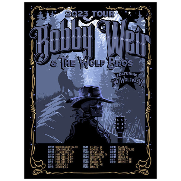 Bobby Weir & Wolf high quality Bros Radio City 2022 poster